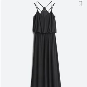 NWT Papermoon black knit maxi dress